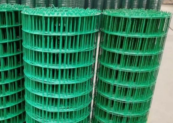 3Fts Zielone rolki ogrodzeniowe z siatki drucianej powlekane PCV Drut Ogrodzenie Ogrodowe Rolki Odporne na rdzę