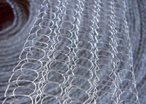 201 Sieci z włókien dzianych ze stali nierdzewnej wytwarzane jako podkładki płaskie i filtry cylindryczne