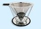 Wielokrotnego użytku higieniczny metalowy sitko do kawy ze stali nierdzewnej o średnicy zewnętrznej 89 mm-220 mm