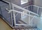 Kwadratowe otwory Spawana siatka ocynkowana ze stali nierdzewnej do balustrad schodowych