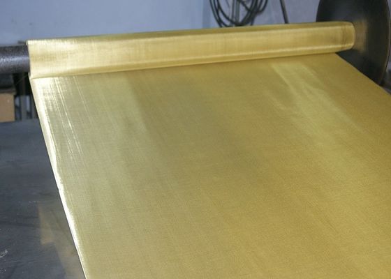 Siatka filtracyjna z drobnego mosiądzu o splocie skośnym do filtracji gliny i proszku