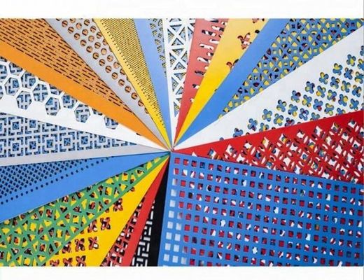 Aluminiowe panele perforowane z dziurkowanym otworem w wielu kolorach