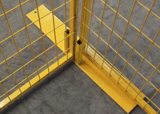 SGS Antykorozyjne panele siatkowe powlekane PCV Kanada Tymczasowy panel ogrodzeniowy