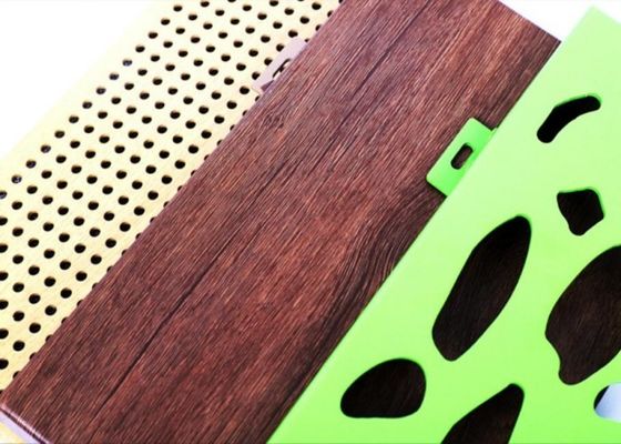 Perforowana aluminiowa płyta elewacyjna przeciw wilgoci Powłoka fluorowęglowa