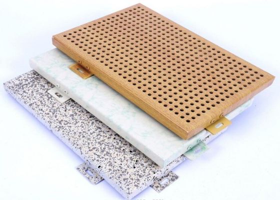 Perforowana aluminiowa płyta elewacyjna przeciw wilgoci Powłoka fluorowęglowa