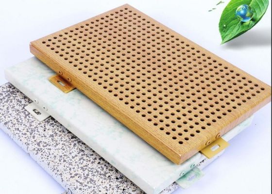 Perforowana aluminiowa płyta elewacyjna przeciw wilgoci Powłoka fluorowęglowa