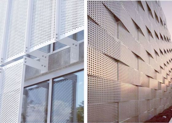 Wysoka otwarta powierzchnia Perforated Steel Mesh Sheets Pvc Coating Dekoracja Otwór Rozmiar 0,1 mm