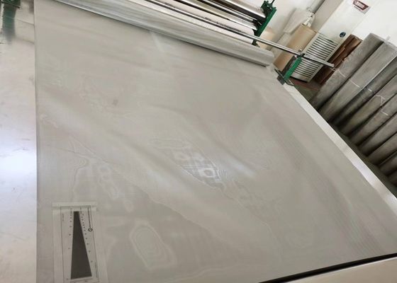 Płaszczyzna z siatki z włókienem węglowym z stalowego stalowego złoża połączonego z galwanizacją, płaska tkanina do filtrowania przemysłowego