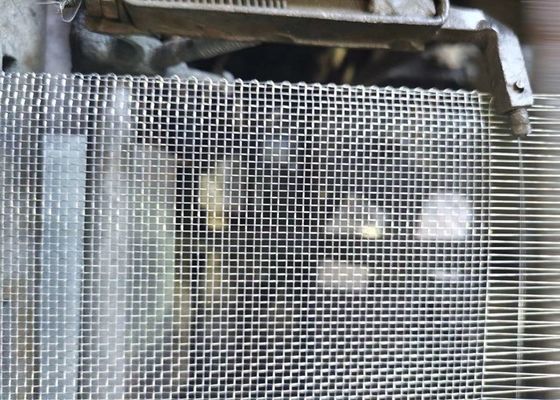 Wstrzymanie korozji Woven Mesh Screen Galvanized Surface Twilled