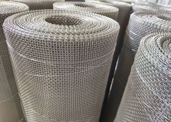 Wstrzymanie korozji Woven Mesh Screen Galvanized Surface Twilled