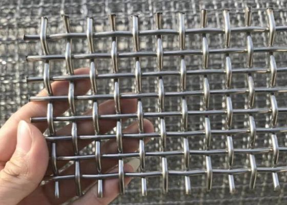 Rolowanie sieci ze stali nierdzewnej 0,02-50,8 mm Otwór SS 316 Twill Weave do zastosowań przemysłowych