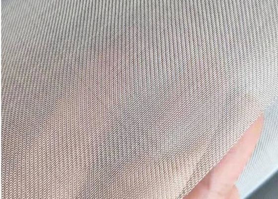 316L Twilled Weave Wire Mesh Screen z stali nierdzewnej do precyzyjnej filtracji