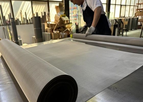 Bardzo cienka sieć sieciowa ze stali nierdzewnej, z ekranem, prostą siecią, typu 400, o różnej długości
