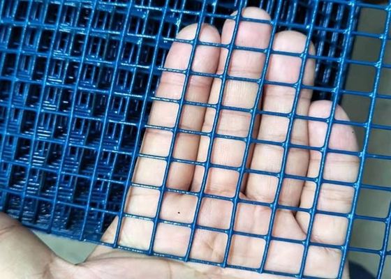 Przeciwrożniowa zielona, czarna, niebieska, spawana siatka drukowa do ogrodów i stadionów