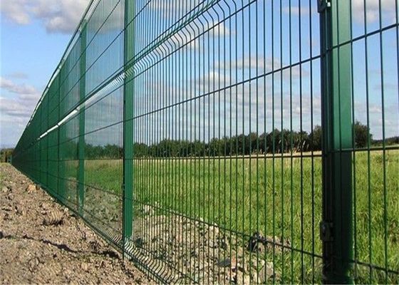 Włókna zestawu z PVC powlekany z stali węglowej do ogrodzenia bezpieczeństwa