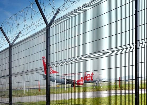 Włókna zestawu z PVC powlekany z stali węglowej do ogrodzenia bezpieczeństwa