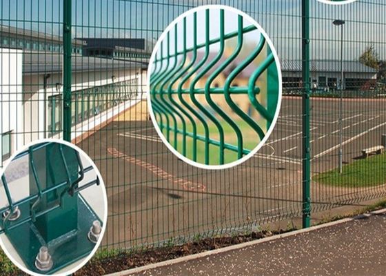 Włókna zestawu z PVC powlekany z stali węglowej do ogrodzenia bezpieczeństwa