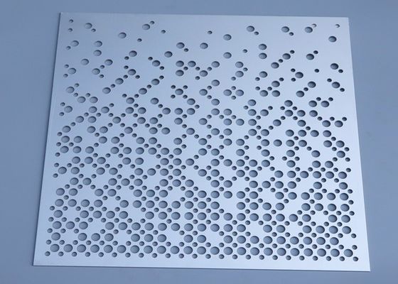 Srebro Perforated Sheet z dostosowanymi kształtami otworów