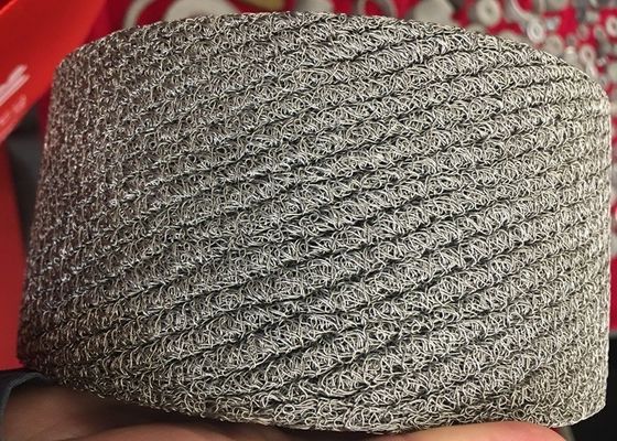 Włókno ze stali nierdzewnej średnica 0,08 mm-0,3 mm tkanina dziana do filtrów płynnego powietrza
