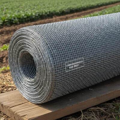 Srebro Woven Wire Mesh Screen zbudowany dla wysokiej odporności na korozję rolnictwa i zwiększonej długowieczności w trudnych warunkach