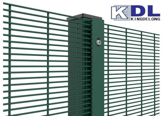 Anti Climbing 358 Panele z siatki zabezpieczającej Zielona siatka druciana powlekana PCV 2,7 m 3,0 m