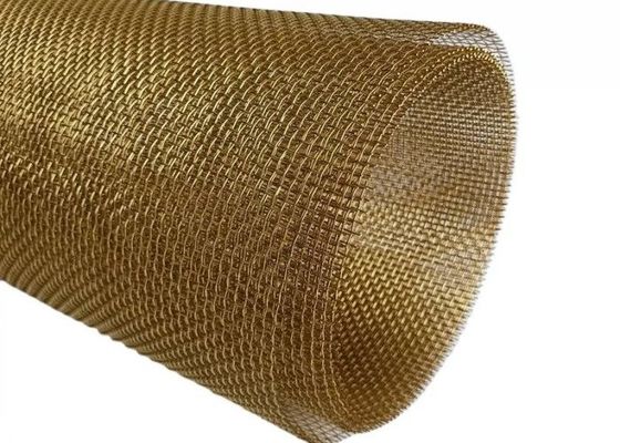 2-200 Mesh Zwykły tkany mosiężny mosiężny filtr siatkowy Odporny na ciepło