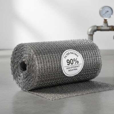 Ocena filtra 90-procentowa dzianinowa siatka druciana o średnicy drutu od 002 mm do 20 mm zapewniająca wysoką skuteczność filtracji w przemyśle