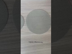 Małe otwory 316L Filtry ze stali nierdzewnej do filtracji przemysłowej